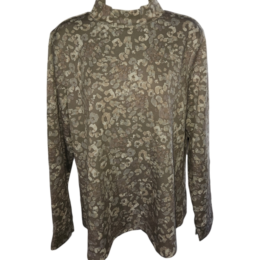 BUNDLE Of 2 Isaac Mizrahi Live Turtleneck Long Sleeve Tops